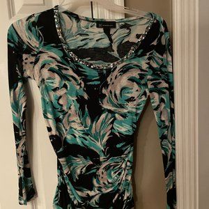 I-N-C International Concepts, Size S, Black, white and green